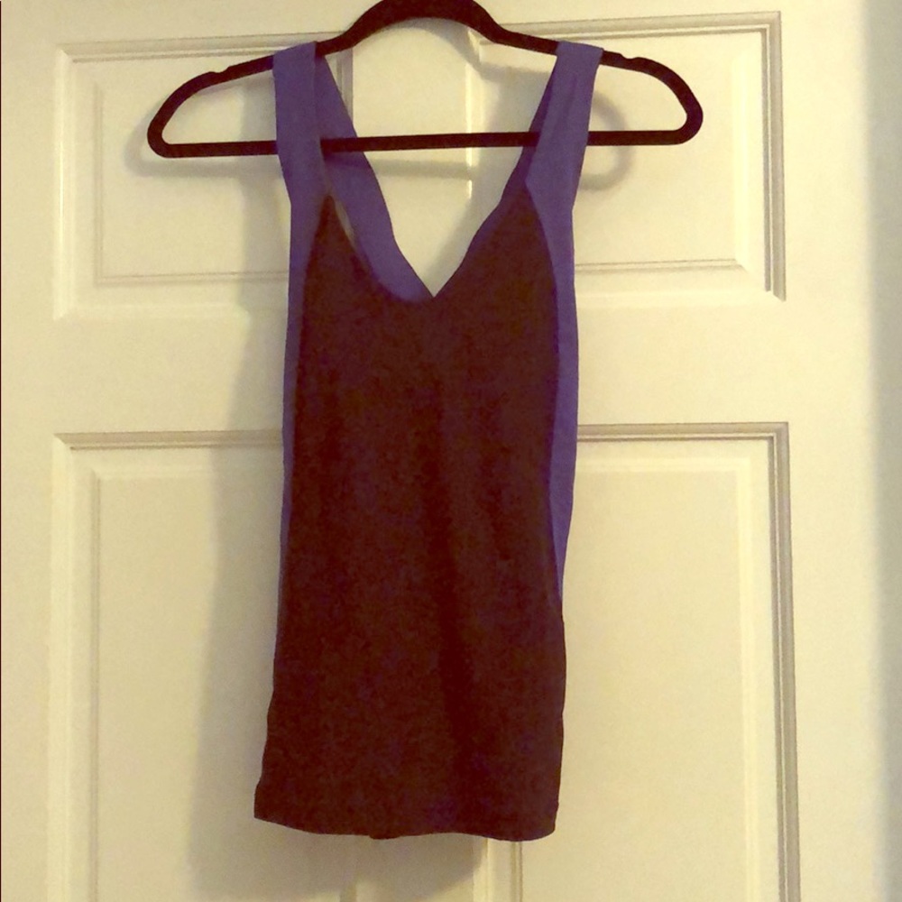 Lululemon Navy and Colombia Blue Tank